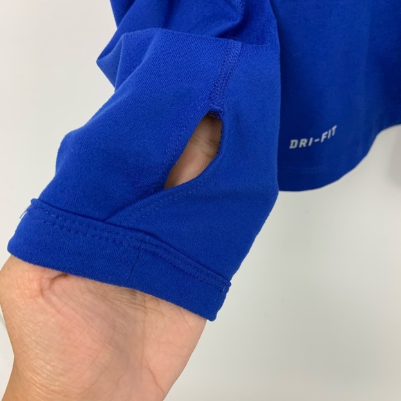 Nike LA Dodgers Element Blue Half Zip Running top - Picture 4 of 8